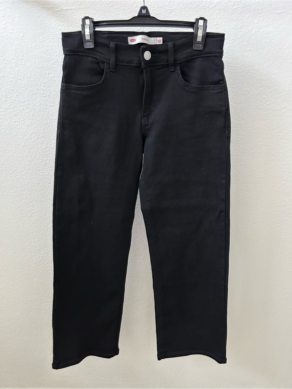 Levi's Black Wide Leg Jeans for Kids